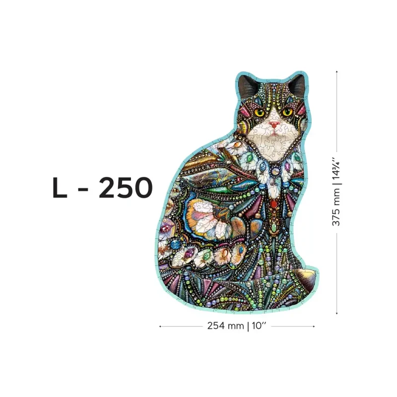 Wooden Puzzle 250 The Jeweled Cat 8
