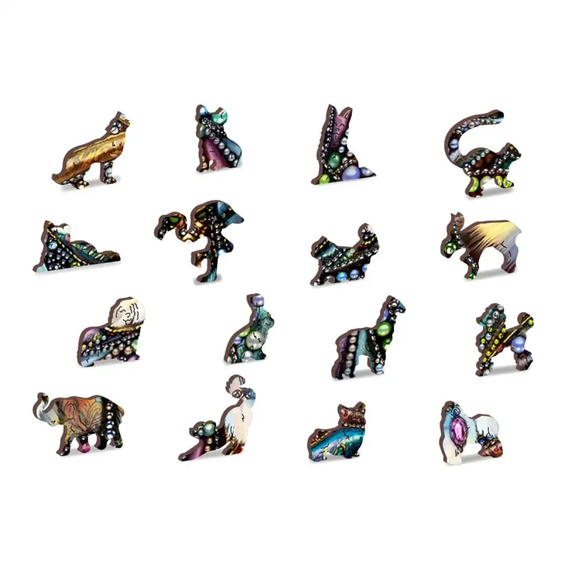 Wooden Puzzle 250 The Jeweled Cat 7