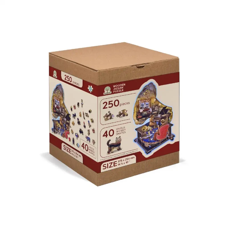 Wooden Puzzle 250 Cozy Gramophone 4