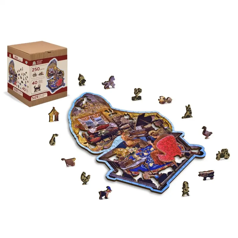 Wooden Puzzle 250 Cozy Gramophone 2