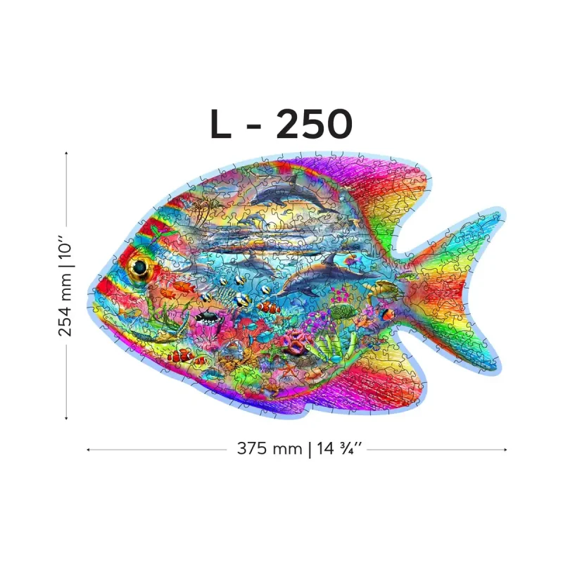 Wooden Puzzle 250 Magic Fish 7