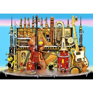 Wooden Puzzle 1000 Music Castle 9