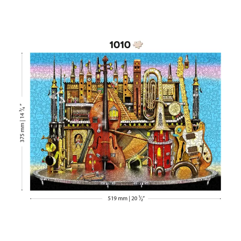 Wooden Puzzle 1000 Music Castle 7