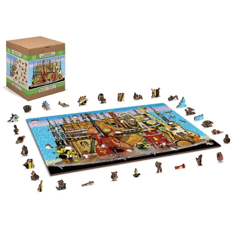Wooden Puzzle 1000 Music Castle 2