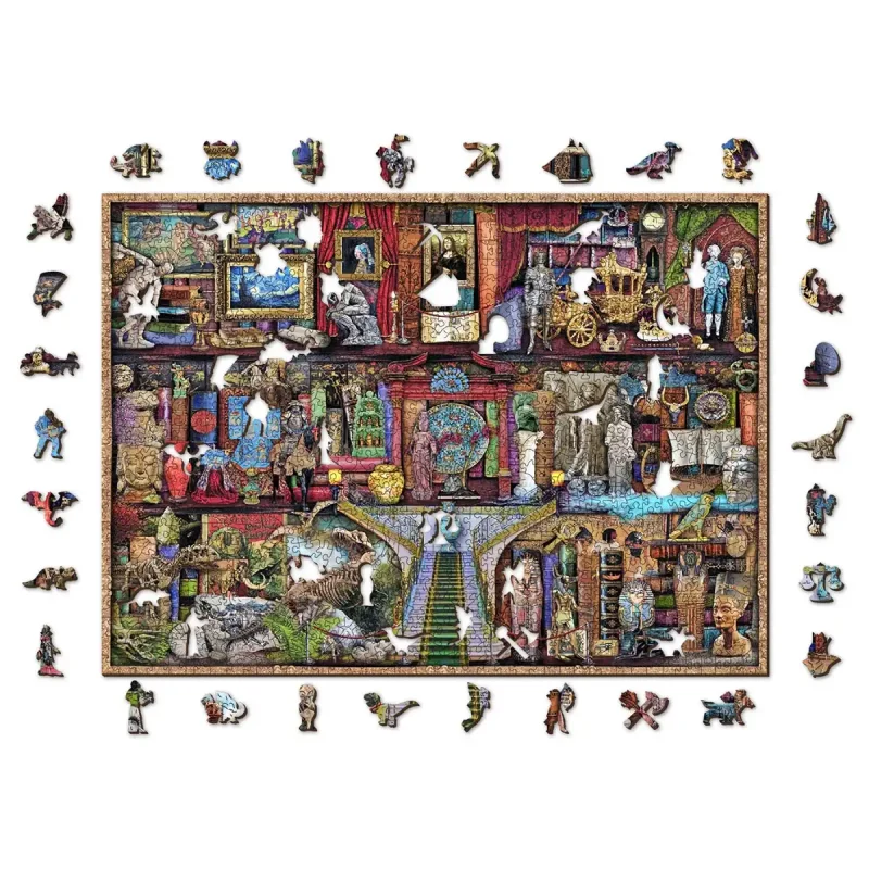 Wooden Puzzle 1000 Museum Shelf 8