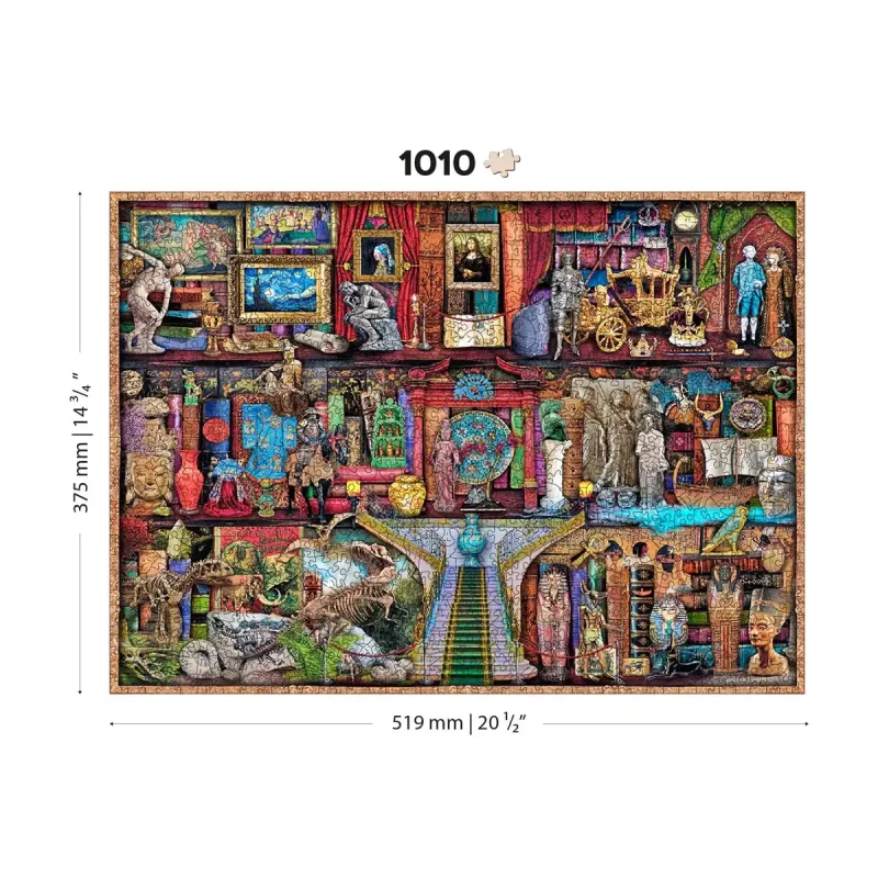 Wooden Puzzle 1000 Museum Shelf 7