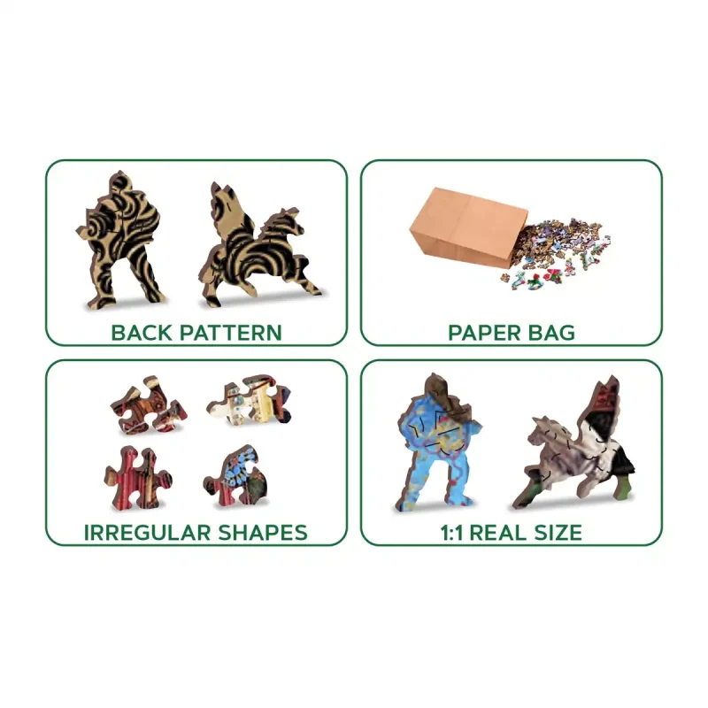 Wooden Puzzle 1000 Museum Shelf 5