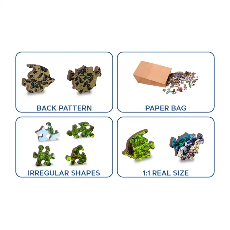 Wooden Puzzle 200 Exotic Treasure Island 4