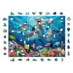 Wooden Puzzle 1000 Happy Dolphins 8