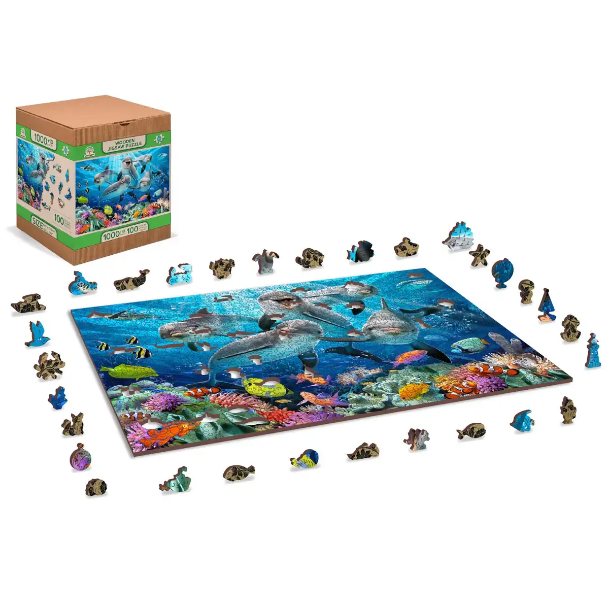 Custom Cardboard Brain Teaser Puzzle 1000 5000 10000 Mini Pieces Jigsaw  Puzzle for Adult