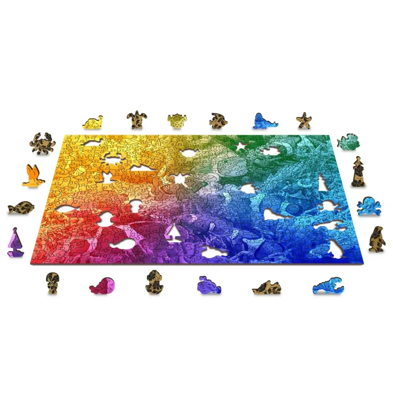 Wooden Puzzle 500 Tropical Fish 3