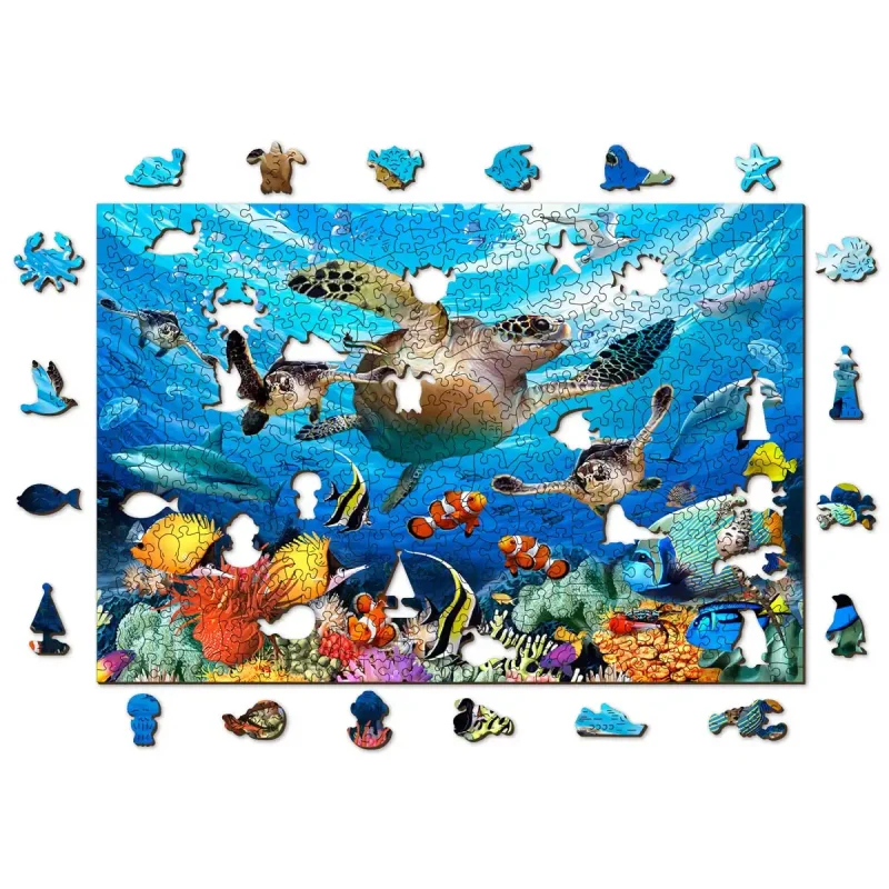 Wooden Puzzle 500 Ocean Life 8