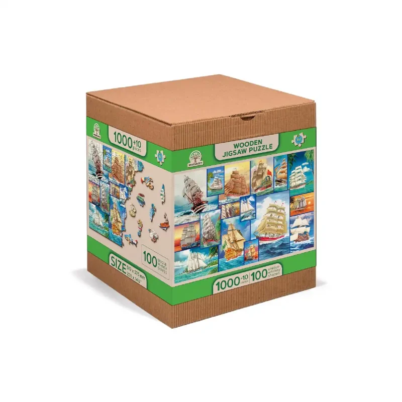 Wooden Puzzle 1000 Sailing Ships 4