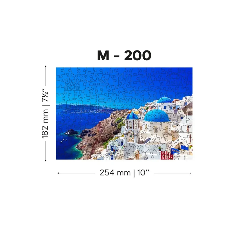 Wooden Puzzle 200 Santorini, Greece 6