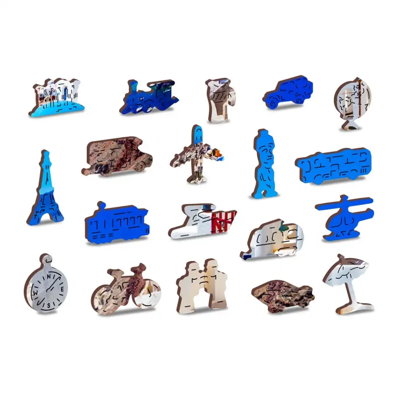 Wooden Puzzle 200 Santorini, Greece 5