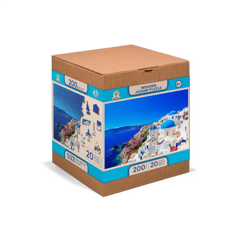 Wooden Puzzle 200 Santorini, Greece 3