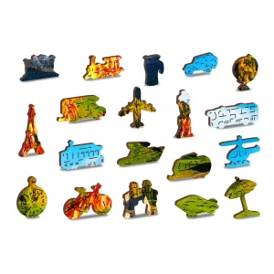 Wooden Puzzle 1000 Animal Kingdom Map 6