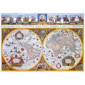 Wooden Puzzle 1000 Nova Terrarum Antique Map 9