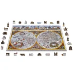 Wooden Puzzle 1000 Nova Terrarum Antique Map 3