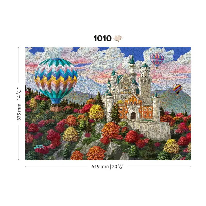 Wooden Puzzle 1000 The Neuschwanstein Castle 7