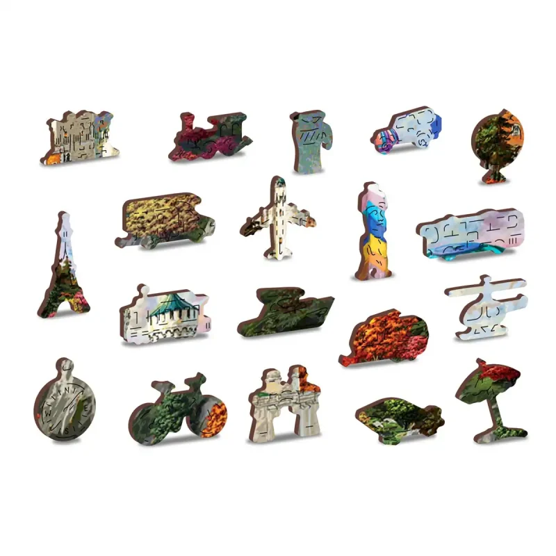 Wooden Puzzle 1000 The Neuschwanstein Castle 6