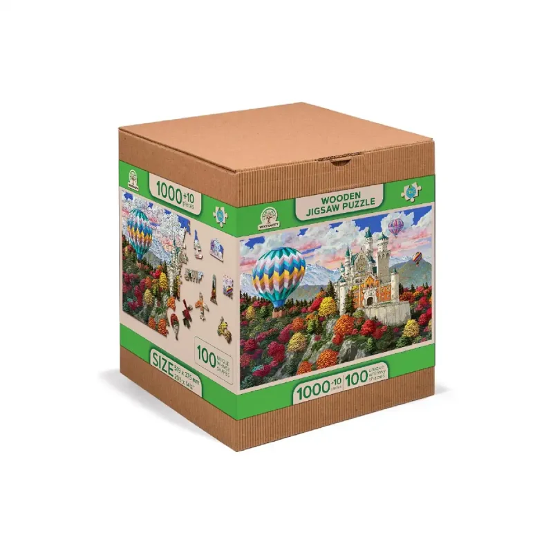 Wooden Puzzle 1000 The Neuschwanstein Castle 4