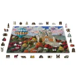 Wooden Puzzle 1000 The Neuschwanstein Castle 3