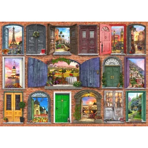 Wooden Puzzle 1000 Open And Closed Doors 9