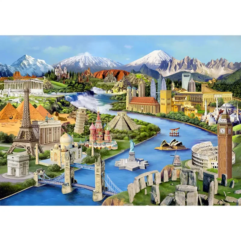 Wooden Puzzle 500 World Landmarks 9