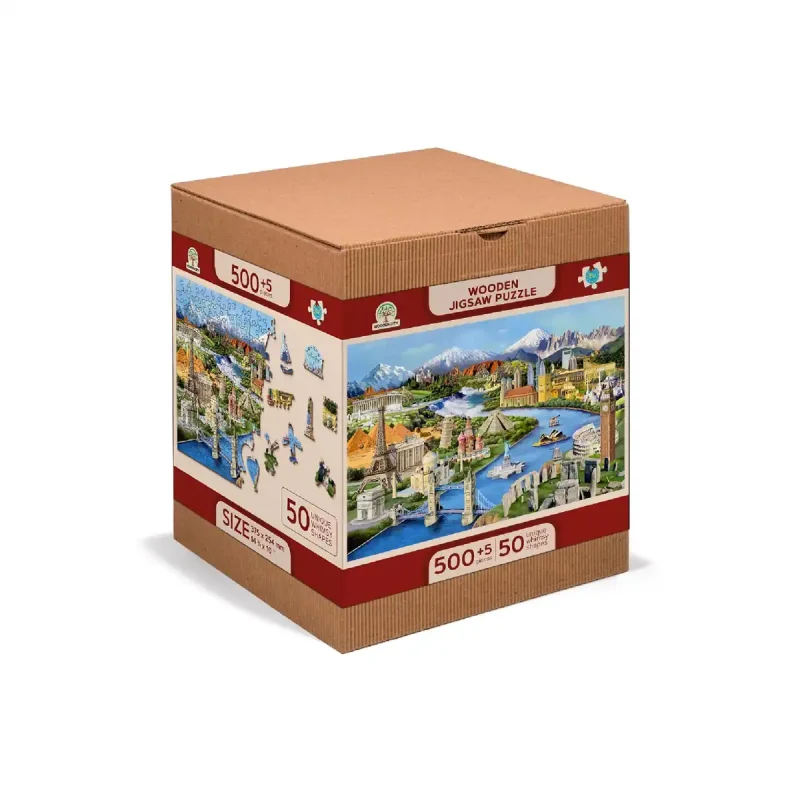 Wooden Puzzle 500 World Landmarks 4