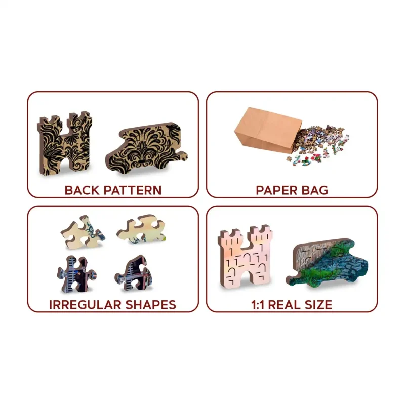 Wooden Puzzle 500 Japanese Bridge, Hoi An City, Vietnam 5