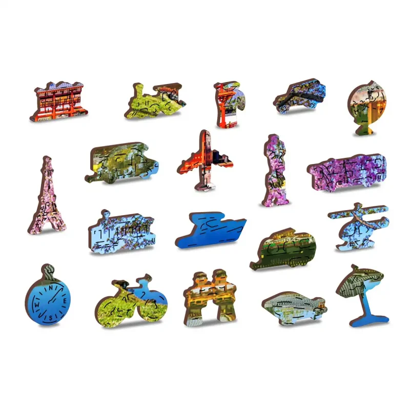 Wooden Puzzle 500 Byodo-In Temple, Kyoto, Japan 5