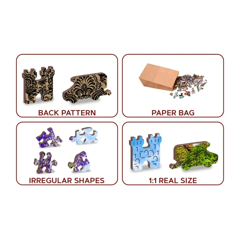 Wooden Puzzle 500 Sydney, Spring 4