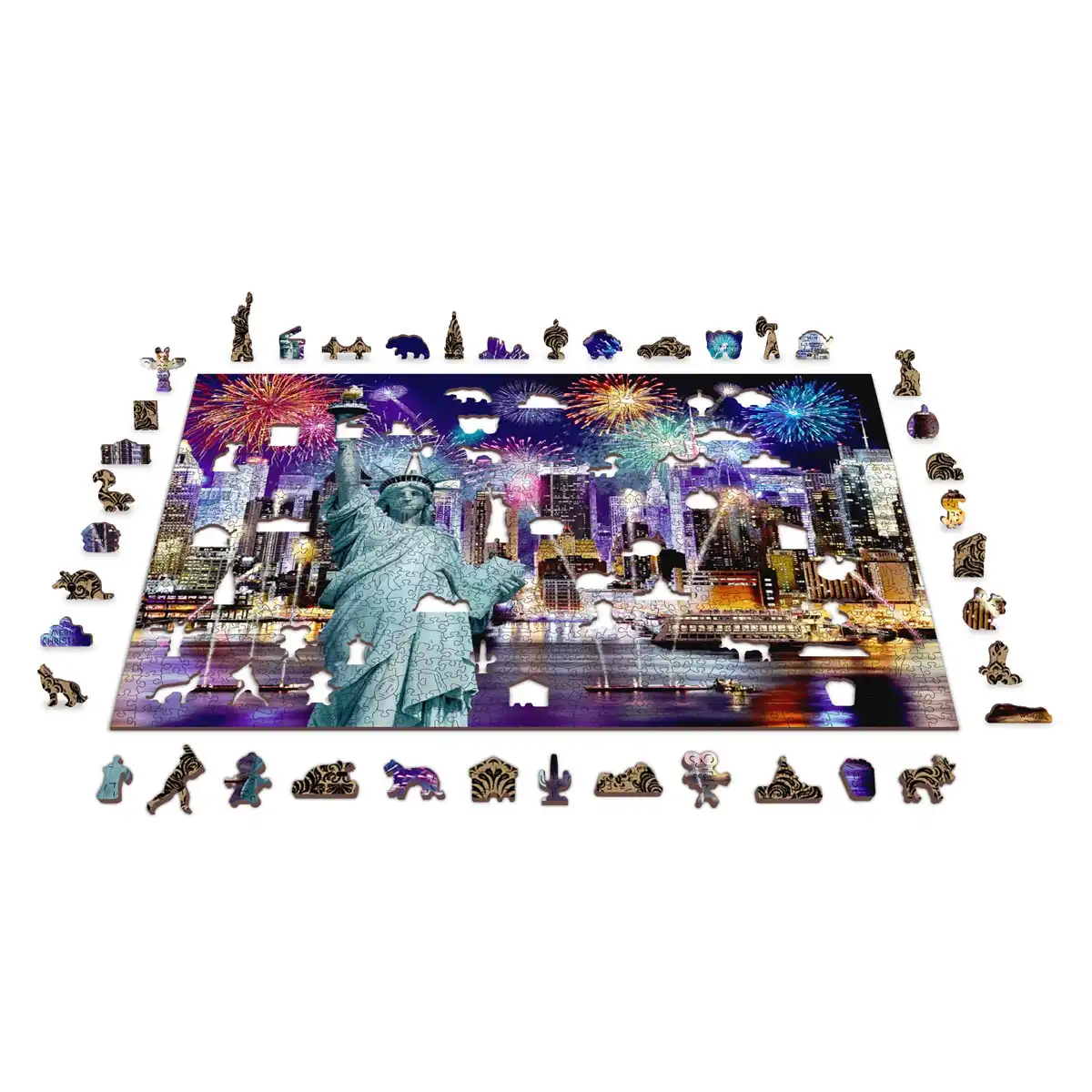 WOODEN.CITY Puzzle en bois de 2000 pièces - Sieste de Noël - Pièces de  forme unique - Puzzles vintage pour adultes et adolescents - Grand puzzle  AL