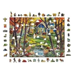 Wooden Puzzle 1000 A Cottage In The Woods 8