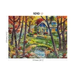 Wooden Puzzle 1000 A Cottage In The Woods 7