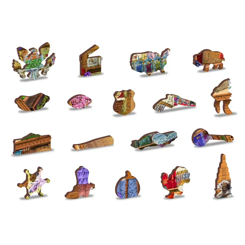Wooden Puzzle 200 Candy Adventures 5