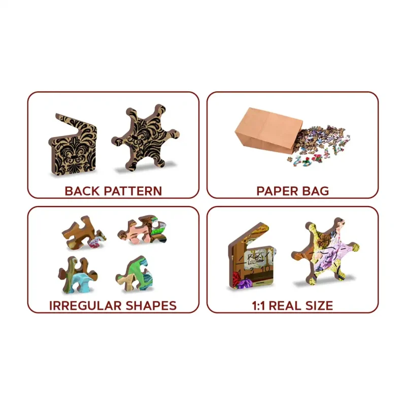 Wooden Puzzle 200 Candy Adventures 4