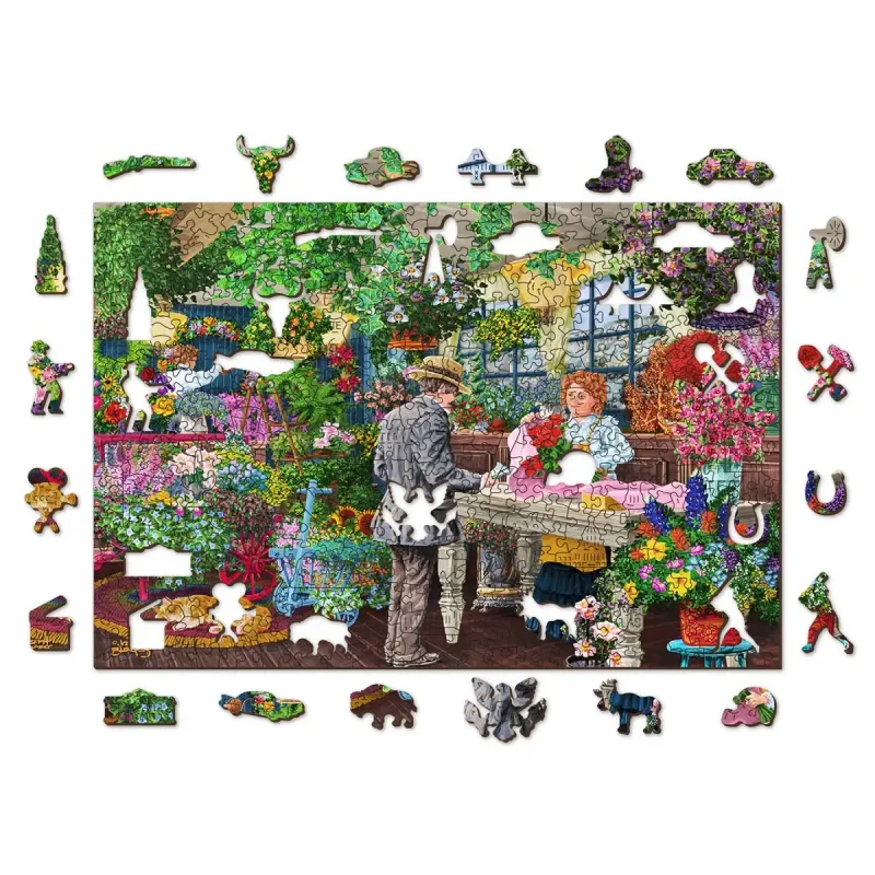 Wooden Puzzle 500 The Florist'S 8