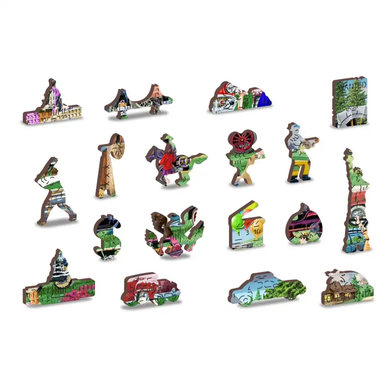 Wooden Puzzle 1000 Vintage Cars 6