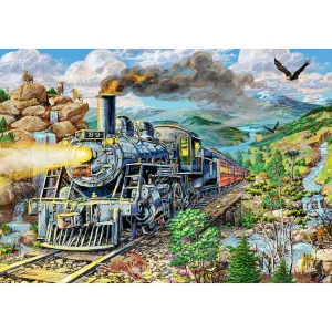 Wooden Puzzle 500 Railway 1-1