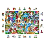 Wooden Puzzle 500 Christmas Snowballs 2