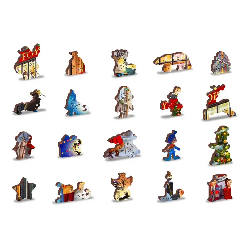 Wooden Puzzle 500 Christmas Street 6