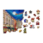 Wooden Puzzle 500 Christmas Street 1