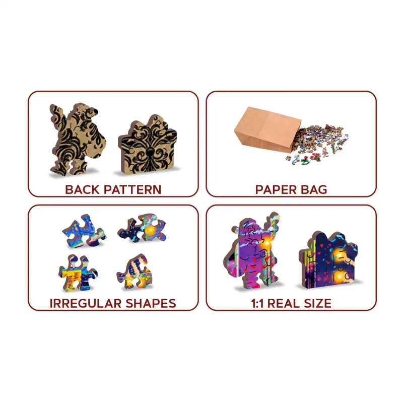 Wooden Puzzle 500 New Year'S Eve 1-5