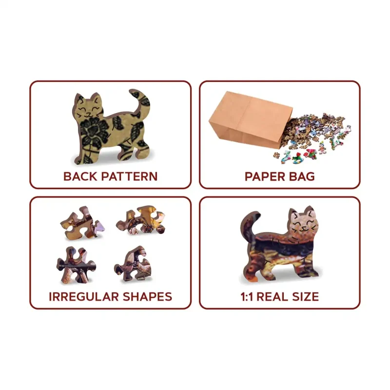 Wooden Puzzle 250 Cozy Gramophone 5