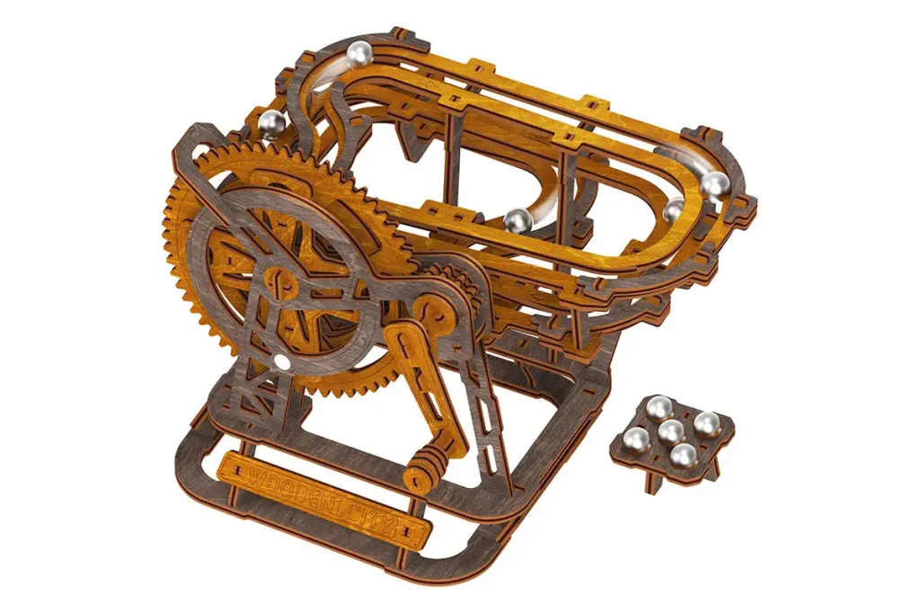 3D Wooden Puzzle - Marble Run Mini Opis 2