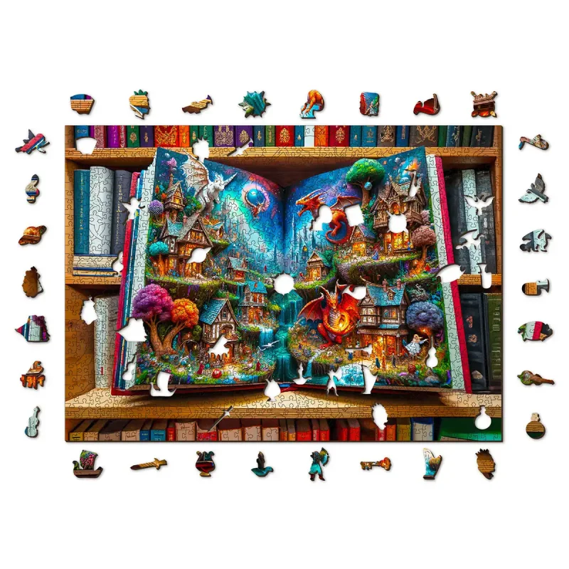 Wooden Puzzle 1000 Enchanted Tales 5