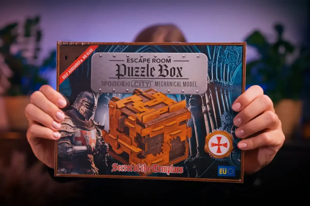 Buy Wooden Secret MAZE BOX, 3D PUZZLE KIT FOR SELF-ASSEMBLY - £29