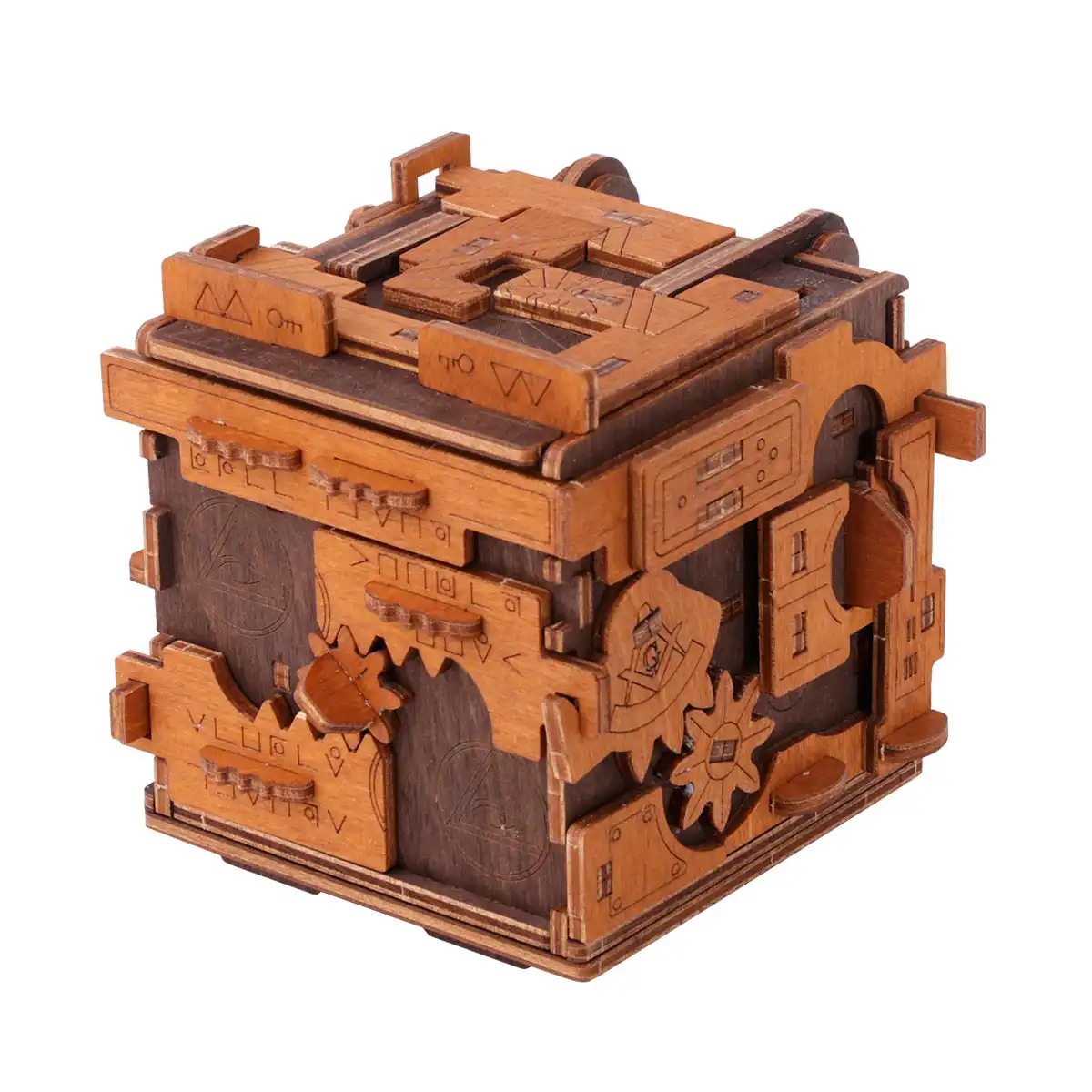  WOODEN.CITY Treasure Chest Escape Room in a Box - Hard Puzzle  Box for Adults Wooden Kit - Cluebox Escape Puzzle - 3D Escape Room Puzzles  - Wooden Mechanical Puzzles for Adults - Pirates Puzzle Box : Toys & Games